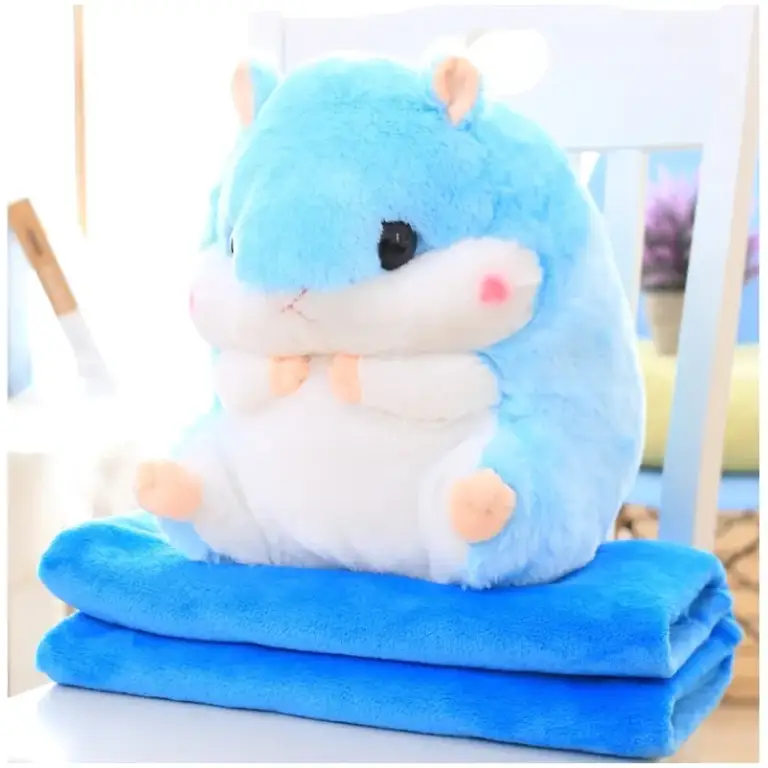CHOMIK 40 CM PODUSZKA 2W1 PRZYTULANKA MASKOTKA DUŻY DLA DZIECI KOC 160x100 Marka: Granda