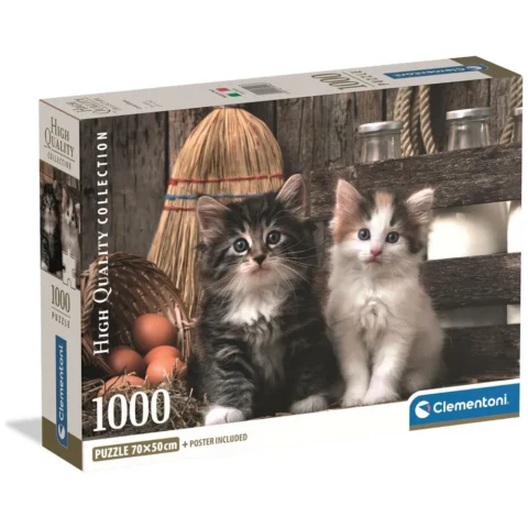 Puzzle 1000 HQC KOCHANE KOTKI Plakat Clementoni 39943
