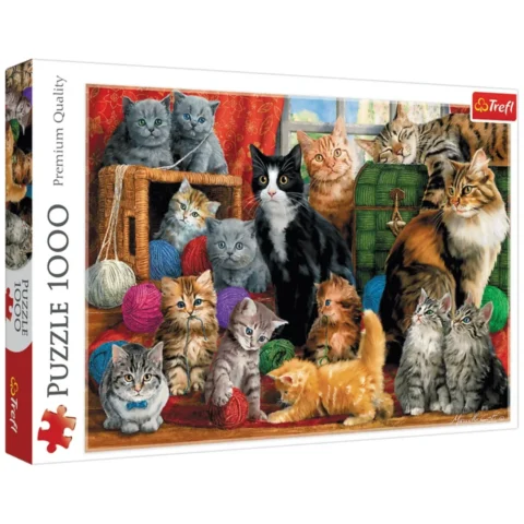 Puzzle - 1000 - Kocie Spotkanie - Trefl 10555