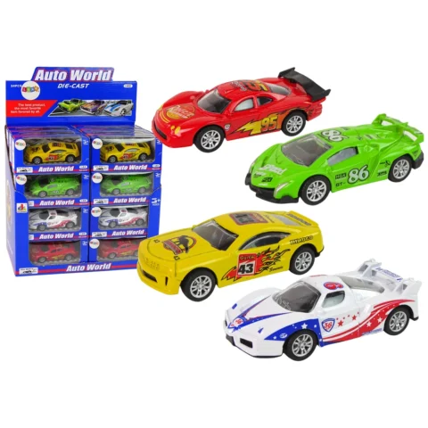 Auto Sportowe Wyścigowe Resorak Wyścigi 4 Kolory 1:43