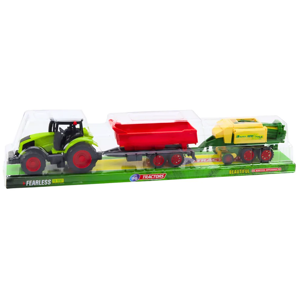 Zestaw Traktor Rolniczy Przyczepa Prasa Maszyna Rolnicza - obrazek 6