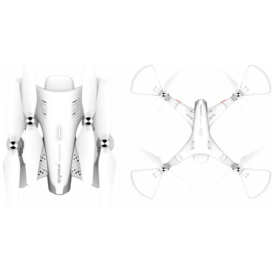 Zdalnie Sterowany Dron Z3 720P Kamera SYMA Biały - obrazek 2