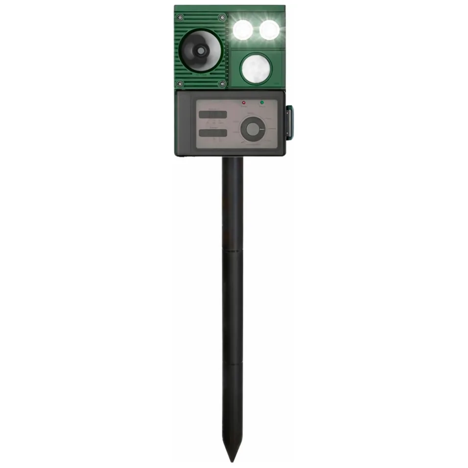 Solarny Odstraszacz Zwierząt Z Czujnikiem Ruchu Ultradźwięki Diody LED - obrazek 9