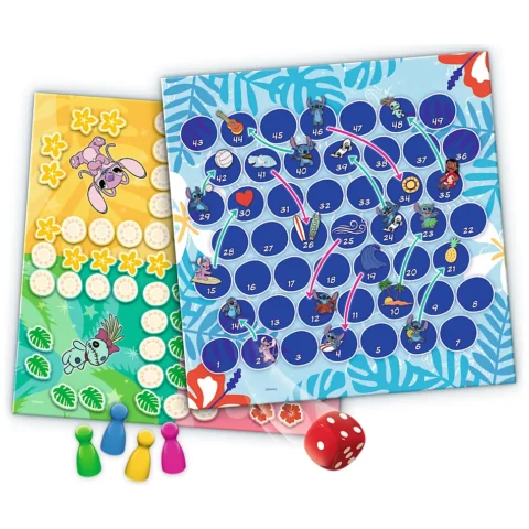 Gra klasyczna Lilo & Stitch 2w1 Chińczyk Węże i drabiny Trefl 02656