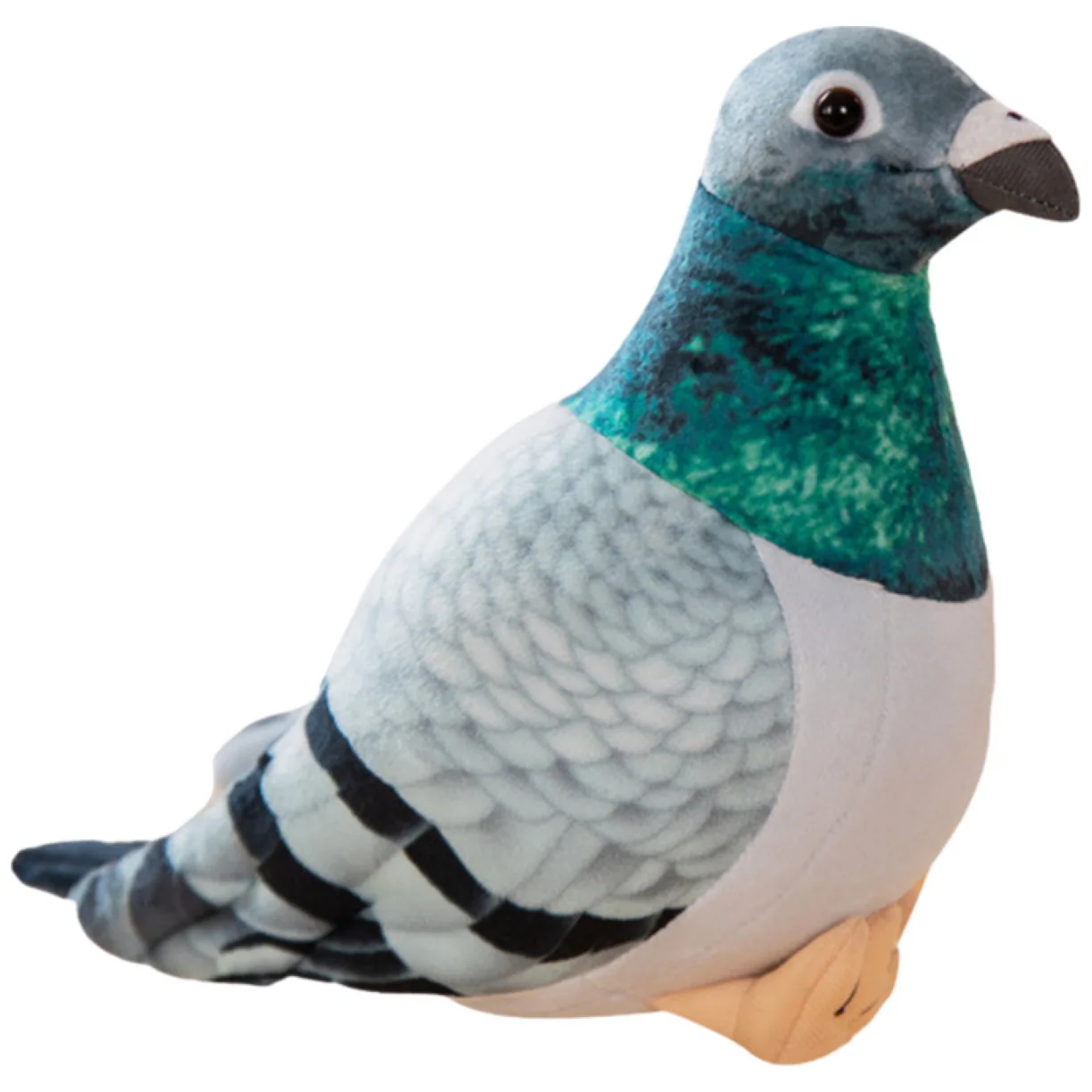 Maskotka Pluszowy Gołąb Grzywacz Szary 20cm - obrazek 2