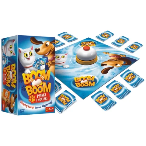 Gra zręcznościowa Boom Boom Psiaki i Kociaki Trefl 01909