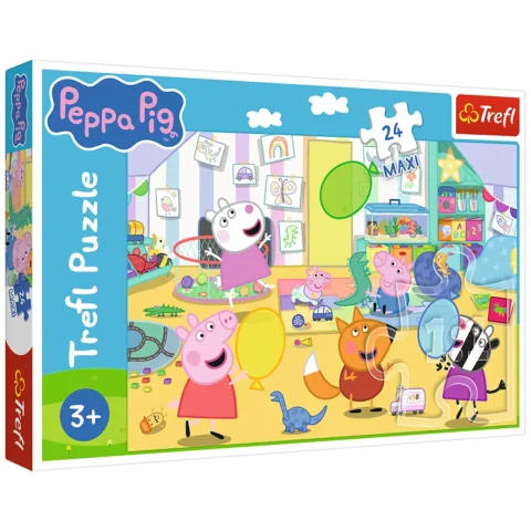 Puzzle - 24 Maxi - Piękna Peppa - Świnka Peppa - Trefl 14367