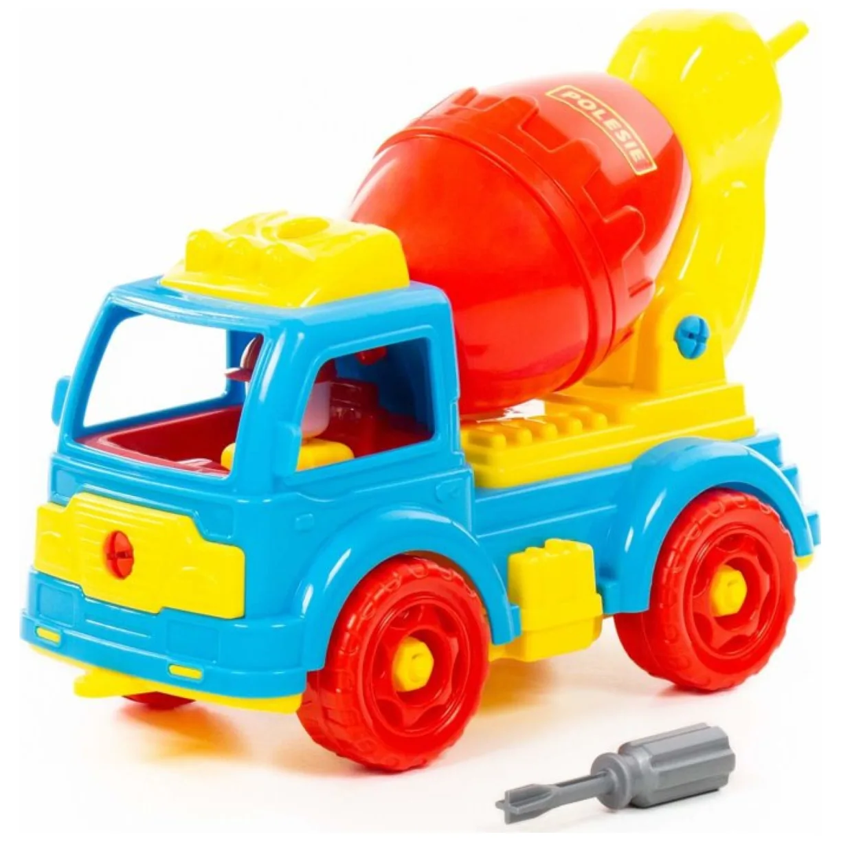 Betoniarka Transport Klocki Do Rozkręcania DIY 29 Elementów 84804 - obrazek 3