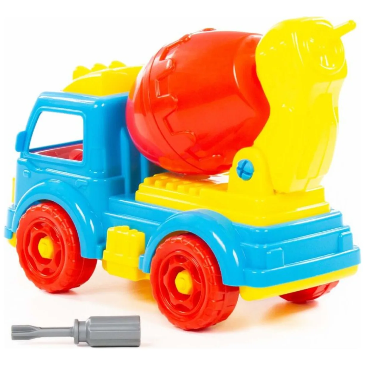 Betoniarka Transport Klocki Do Rozkręcania DIY 29 Elementów 84804 - obrazek 4