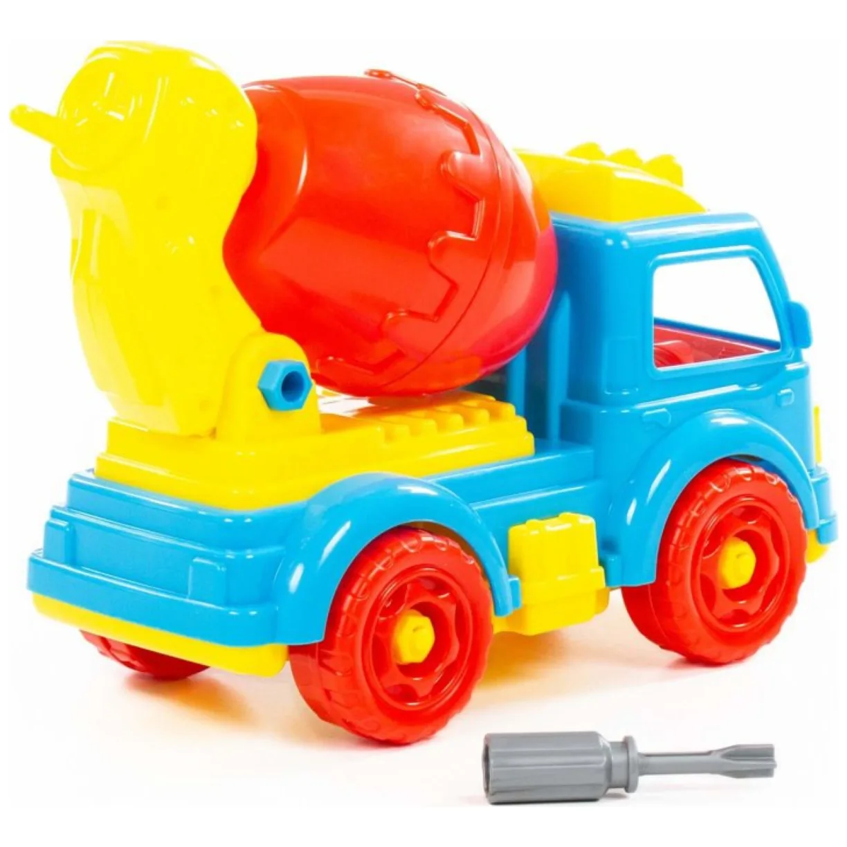 Betoniarka Transport Klocki Do Rozkręcania DIY 29 Elementów 84804 - obrazek 5