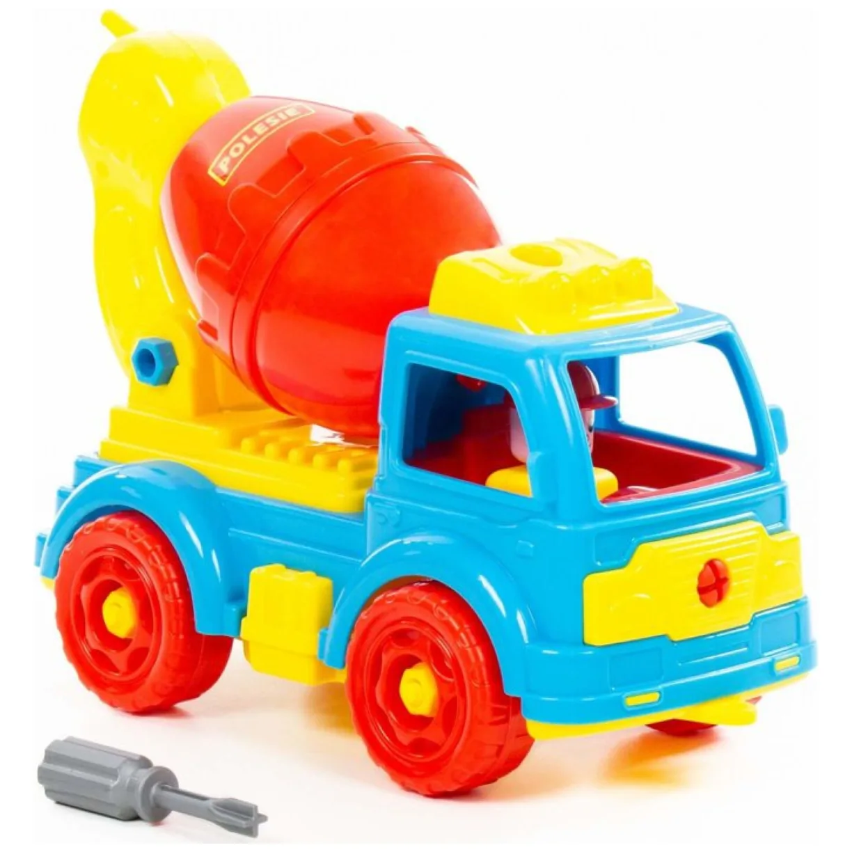 Betoniarka Transport Klocki Do Rozkręcania DIY 29 Elementów 84804 - obrazek 6
