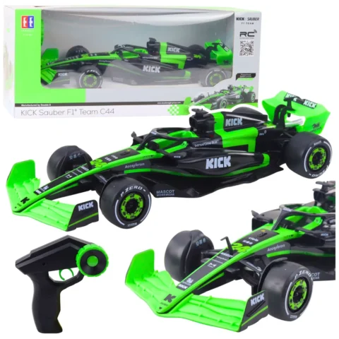 Wyścigówka Zdalnie Sterowana RC Sauber F1 C44 Czarno-Zielona 1:16