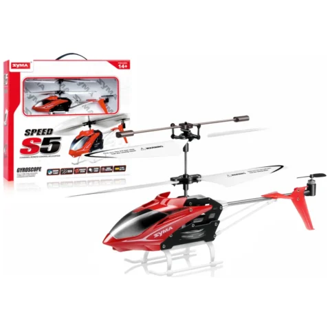 Zdalnie Sterowany Helikopter S5 SYMA RC Czerwony