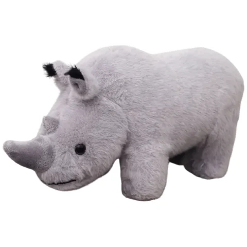 Maskotka Pluszowa Nosorożec Pluszak Przytulanka Szary 30cm