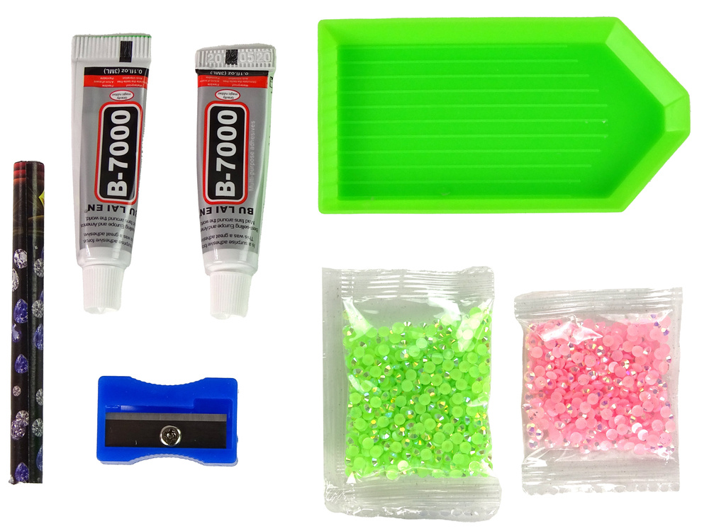Zestaw DIY Diamentowy Renifer DIY Kryształki Brelok 3D Zielony