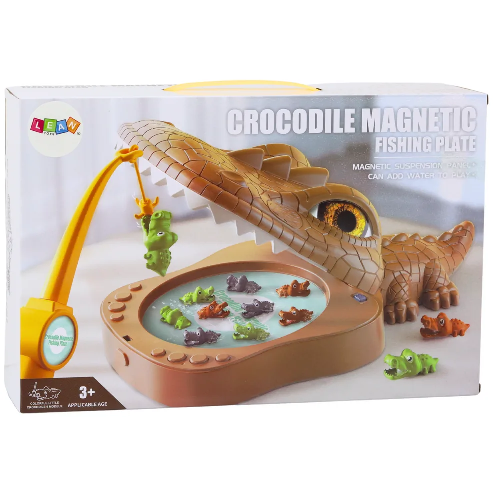 Gra Łowienie Krokodyli Magnetyczna Krokodyl Brązowy - obrazek 5
