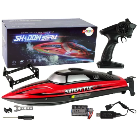 Motorówka R/C 2,4G Czerwona 20-25 km/h