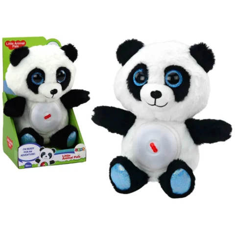 Miś Panda Usypiacz Lampka Kołysanki Przytulanka Maskotka 30 cm