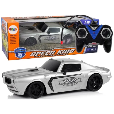 Auto Sportowe R/C 1:18 Srebrne Champion Pilot