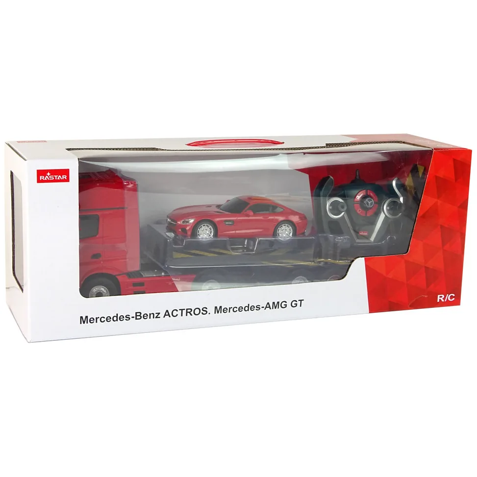 Laweta Autko R/C Mercedes-Benz 1:26 Czerwone - obrazek 8