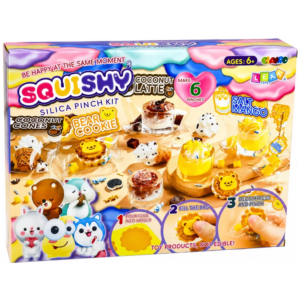 Zestaw Kreatywny Plastyczny Tworzenie Squishy Ozdobne Słodycze Napoje DIY - obrazek 7