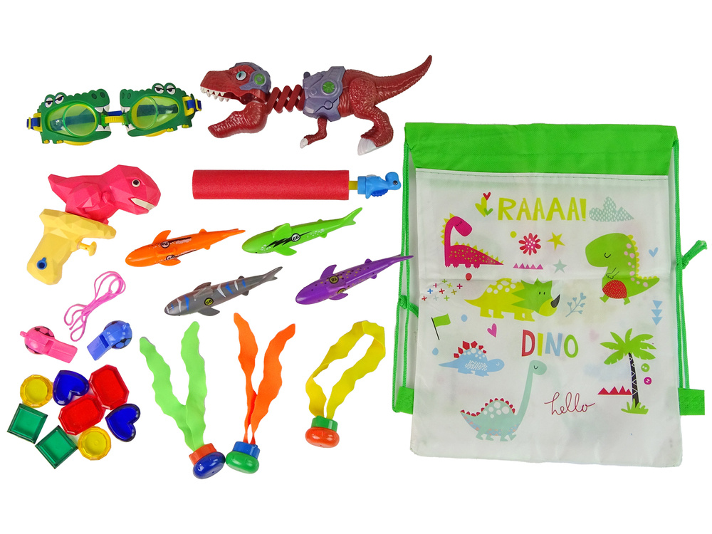 Zestaw Zabawek Do Nurkowania Dinozaur