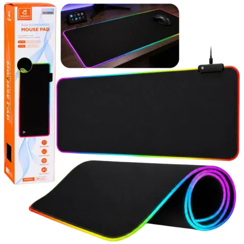 Podkładka Pod Mysz Klawiaturę Z Oświetleniem LED 40x90cm