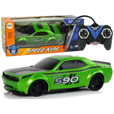 Zdalnie Sterowane Auto Sportowe 1:24 Wyścigi Zielony
