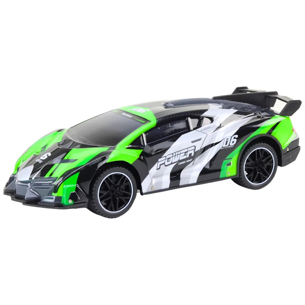 Auto Sportowe Zdalnie Sterowane RC 1:10 25km/h Światła Zielony - obrazek 2