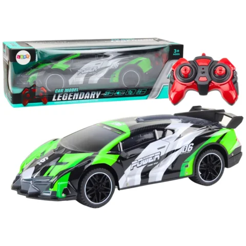 Auto Sportowe Zdalnie Sterowane RC 1:10 25km/h Światła Zielony