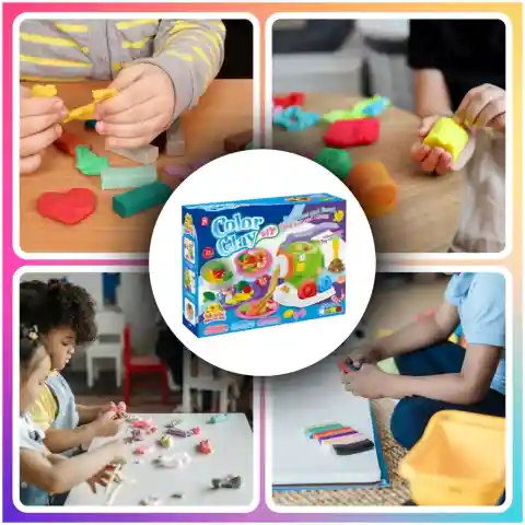 CIASTOLINA MAKARONOWA MASZYNKA ZESTAW KREATYWNY DLA DZIECI NA PREZENT Bohater / Bajka: brak