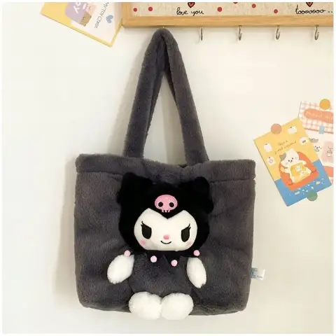 KUROMI Sanrio PLUSZOWA TORBA TOREBKA DLA DZIECI MASTKOTKA Marka: bez marki