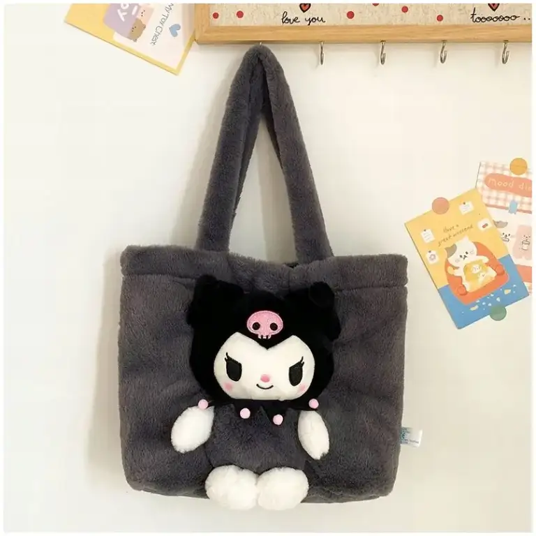 KUROMI Sanrio PLUSZOWA TORBA TOREBKA DLA DZIECI MASTKOTKA Marka: bez marki