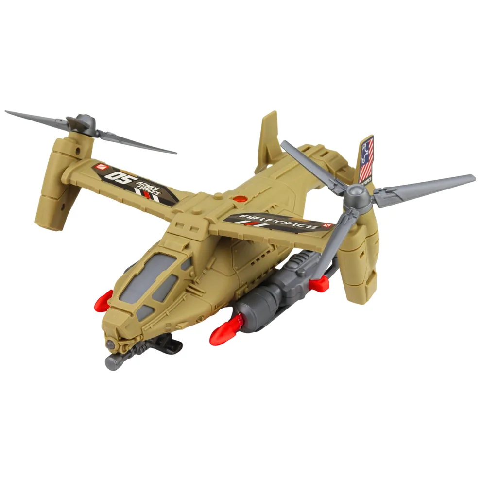 Zestaw Militarny Wojskowy Helikopter Czołg Poduszkowiec Żołnierz Baza - obrazek 3