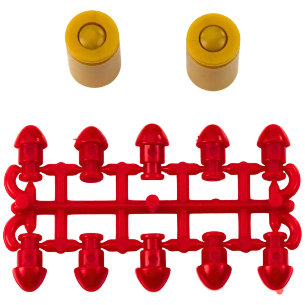 Mini Pistolet Broń Na Naboje I Łuski Czarno-Brązowy 13,5 cm - obrazek 4
