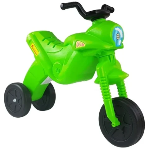 Motorek Biegowy Trójkołowy Enduro Jeździk Zielony 5045