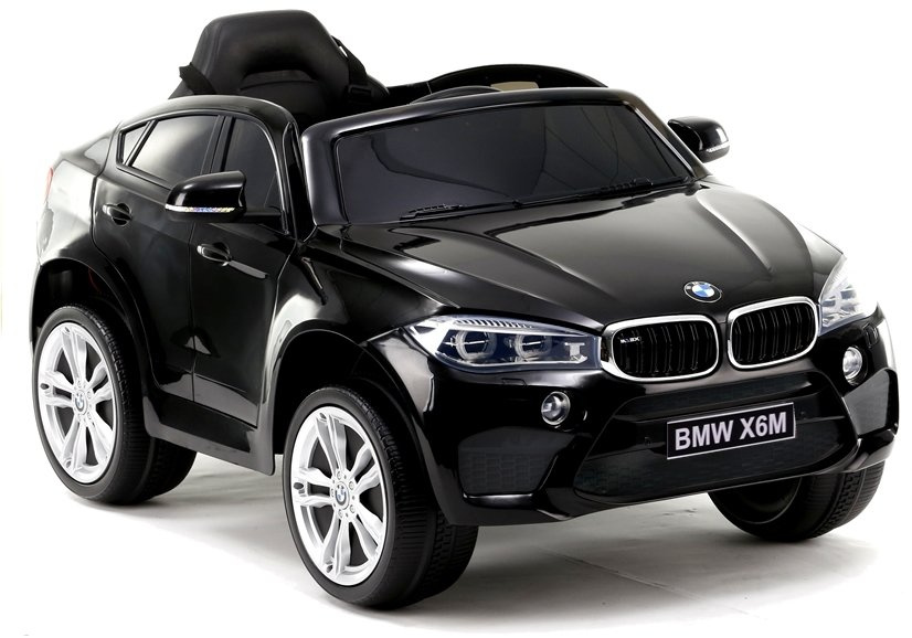 Auto na Akumulator BMW X6 SUV Światła LED MP3 Samchód Pojazd Czarny