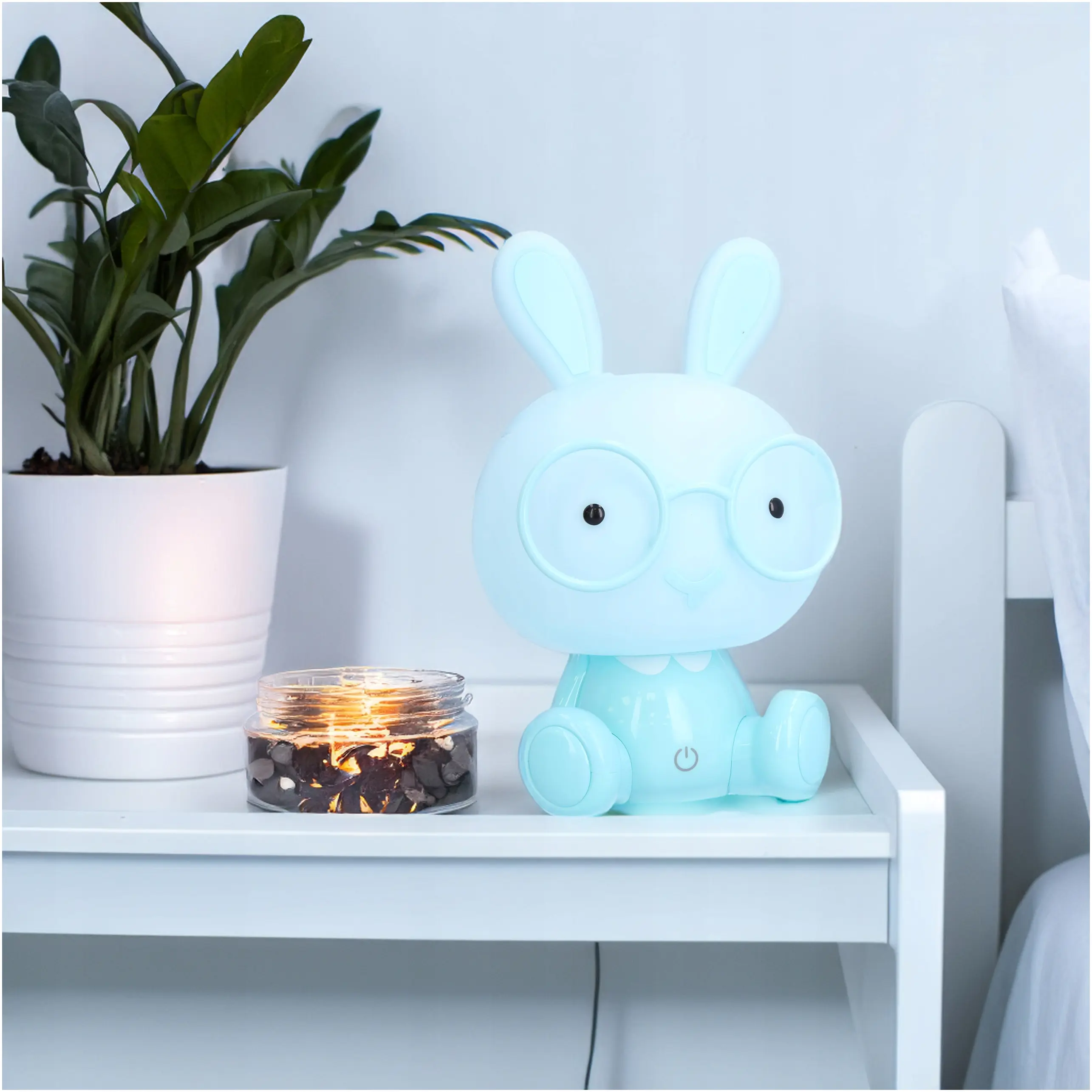 LAMPKA NOCNA DLA DZIECI KRÓLIK LED USB