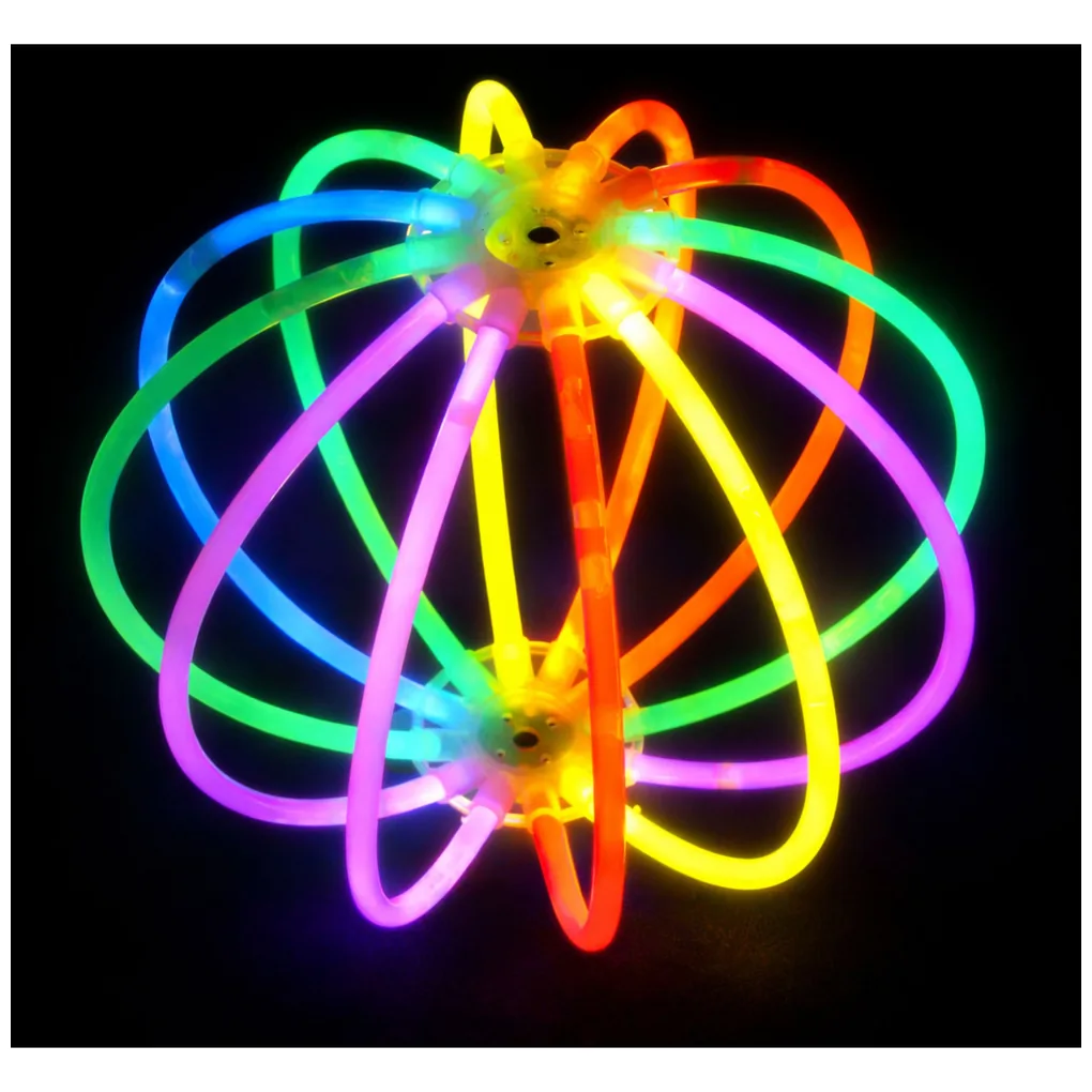 Piłka Fluorescencyjna Świecąca W Ciemnośći Neon Stick 12 Patyczków - obrazek 3