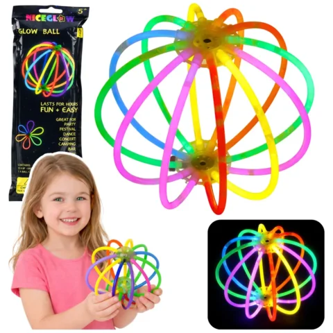 Piłka Fluorescencyjna Świecąca W Ciemnośći Neon Stick 12 Patyczków