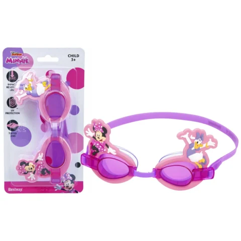 Okulary Do Pływania Myszka Minnie Różowe Bestway 9102T