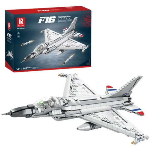 Klocki Konstrukcyjne Myśliwiec  F-16 Fighting Falcon 1427el
