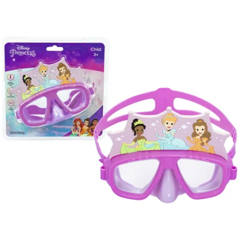 Okulary Do Nauki Pływania Różowe Księżniczki Disney Bestway 9102X
