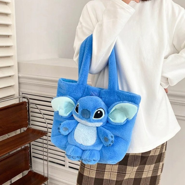 TOREBKA PLUSZAK STICH STITCH MASKOTKA PLUSZOWA TOREBECZKA NA RAMIĘ DZIECI Wiek dziecka: 4 lata +