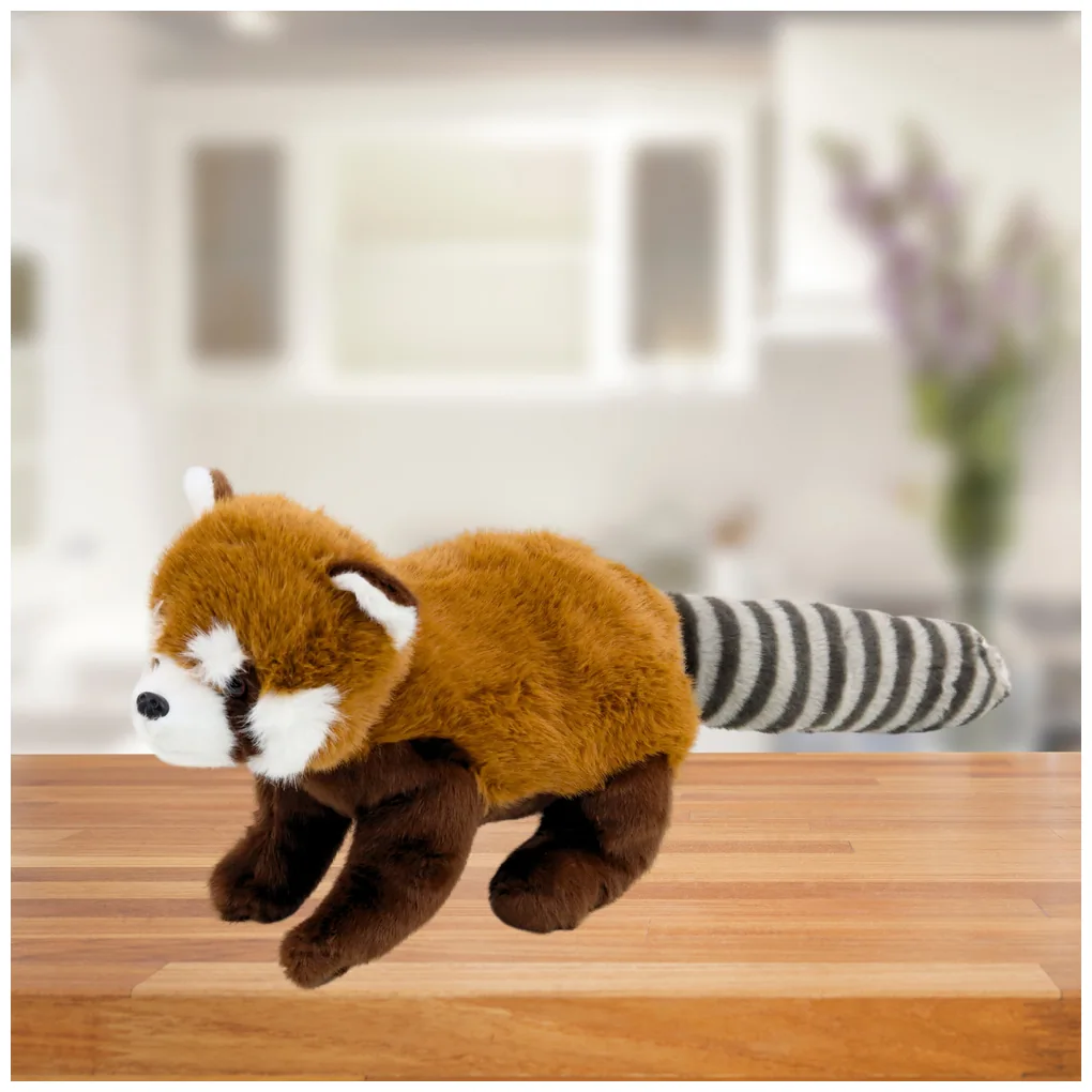 Pluszowa Maskotka Przytulanka Panda Czerwona 45cm - obrazek 3