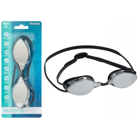 Okulary Do Pływania Lustrzane Czarne Bestway 21066