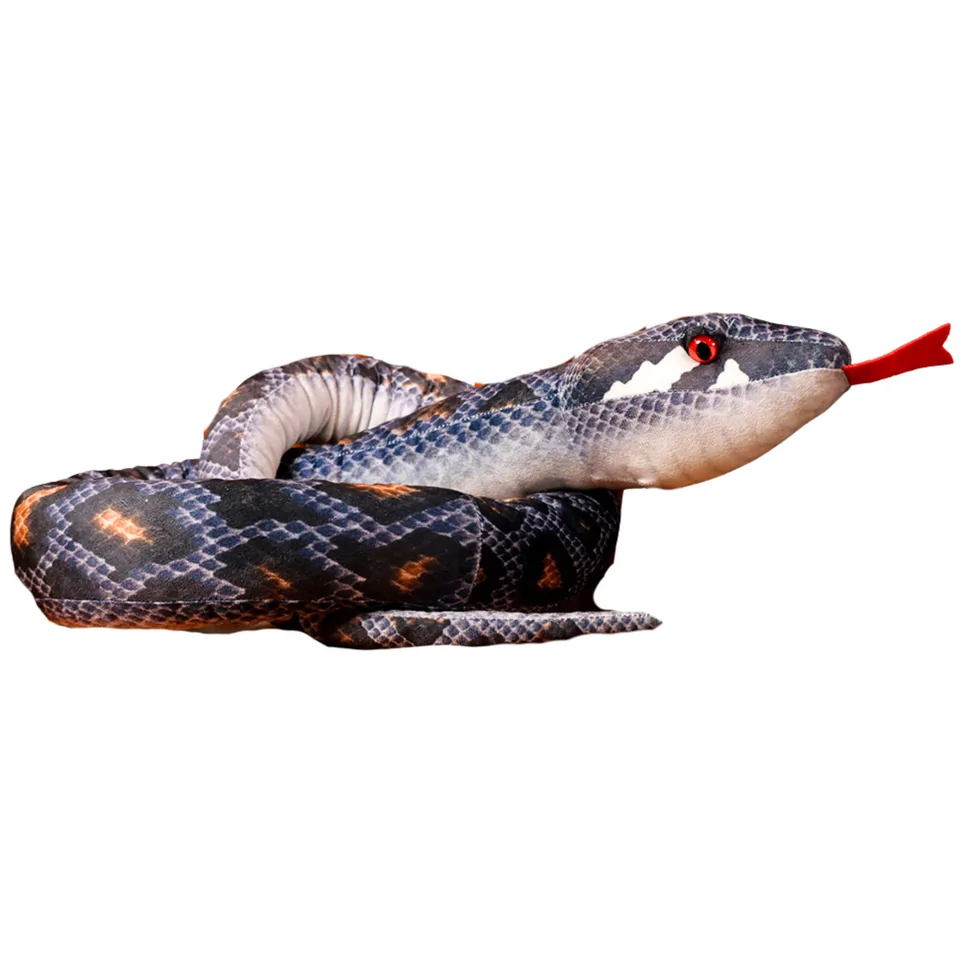 Maskotka Pluszowa Wąż Szary 210 cm