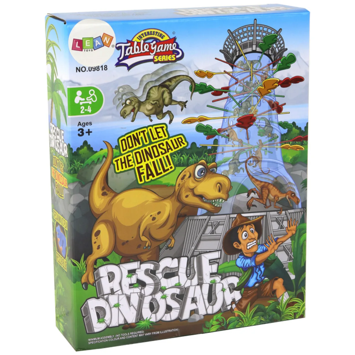 Gra Zręcznościowa Rodzinna Spadające Dinozaury Wieża Patyczki - obrazek 7