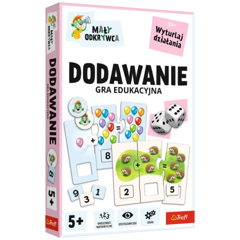 Gra dla dzieci Dodawanie Mały odkrywca Trefl 02805