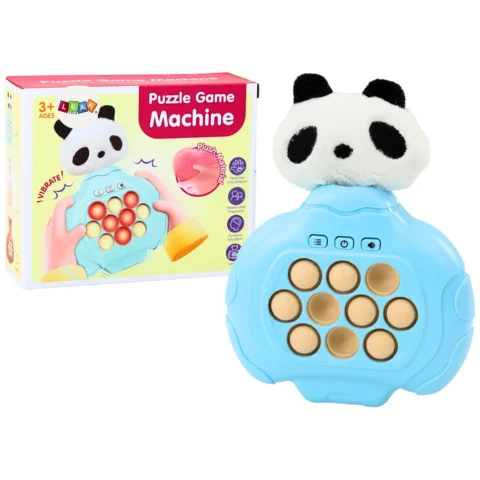 Gra Pop-It Panda Pluszowa Konsola Zręcznościowa Wibracje Sensoryczna